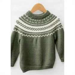 Go Handmade opskrift - Classic Sweater Soft Double - Little One's &amp; Tweens (1 - 12 r) - Boys - DK